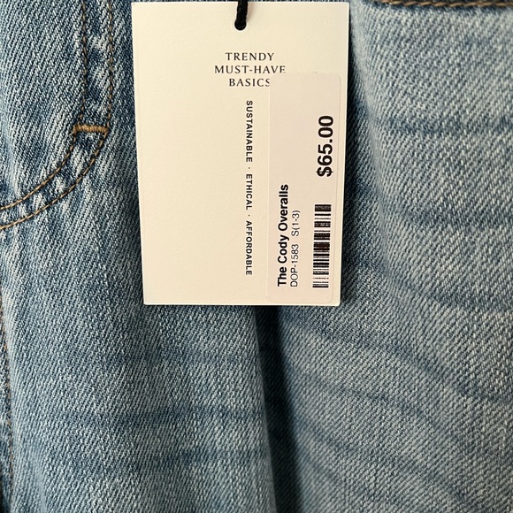 NWT Zenana Denim Overalls - Picture 2 of 5